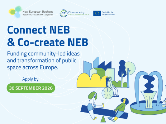 EIT New European Bauhaus: aperta la call Connect NEB & Co-create NEB 2027